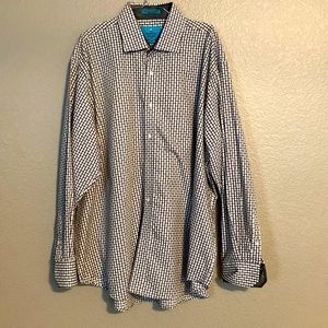 Christian Aujard Mens Long Sleeve Button Down Shirt